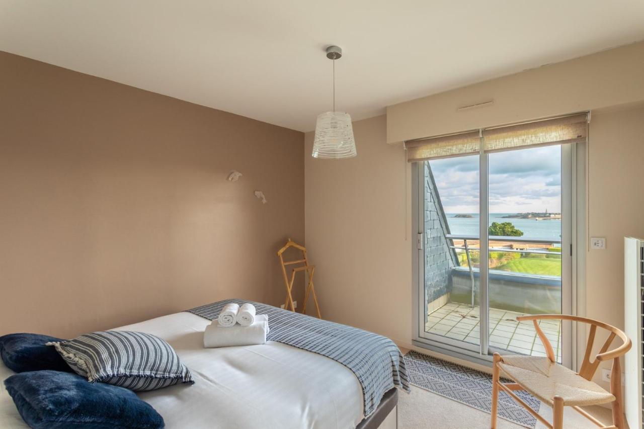 Heol - Appartement 2 Chambres - Vue Mer Et Parking Dinard Luaran gambar