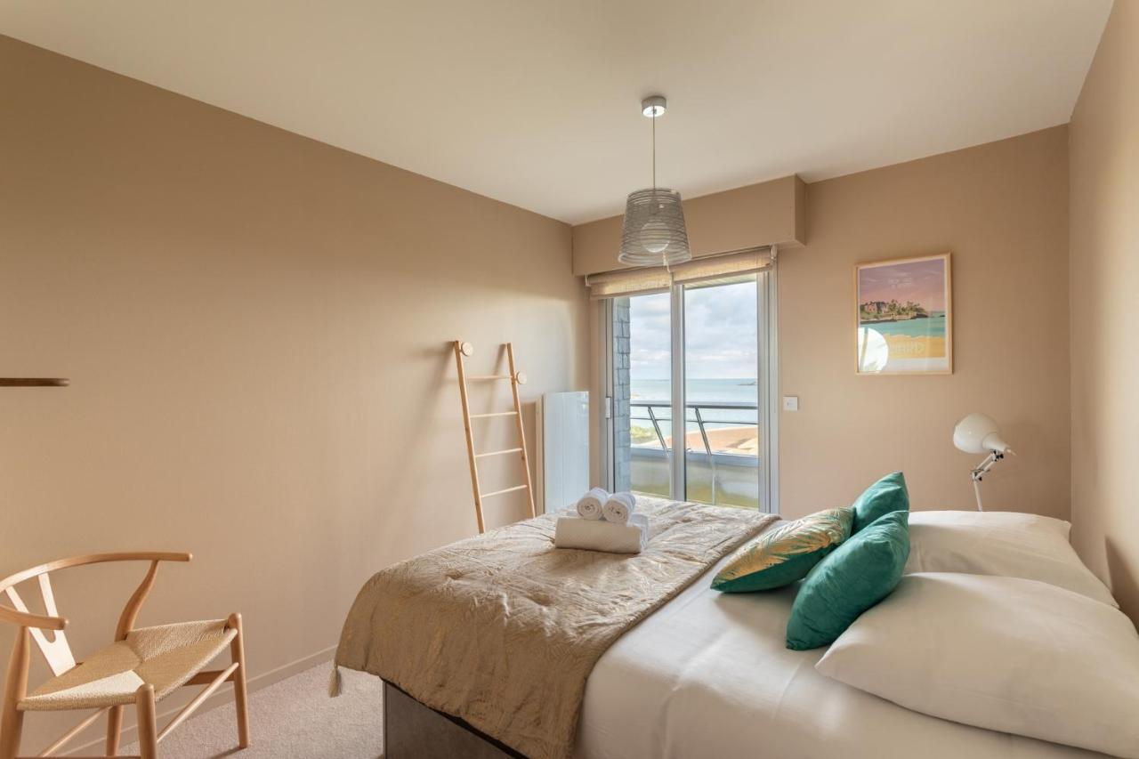 Heol - Appartement 2 Chambres - Vue Mer Et Parking Dinard Luaran gambar