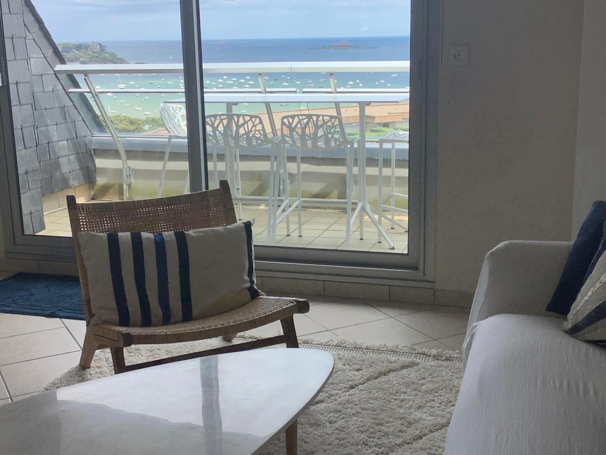 Heol - Appartement 2 Chambres - Vue Mer Et Parking Dinard Luaran gambar
